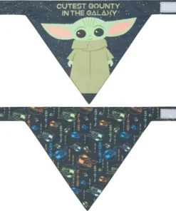 STAR WARS THE MANDALORIAN GROGU "Cutest Bounty" Reversible Dog & Cat Bandana 10 STAR WARS THE MANDALORIAN GROGU "Cutest Bounty" Reversible Dog & Cat Bandana -STAR WARS Shop 220289 PT6. SY630 V1646442984