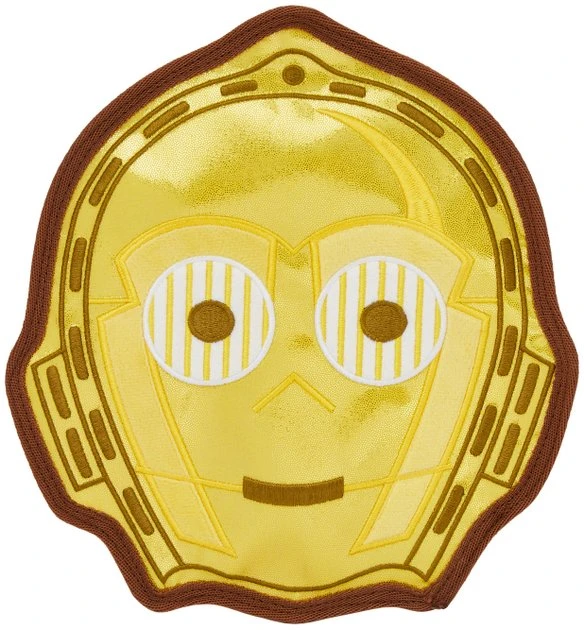 STAR WARS C-3PO Flat Plush Squeaky Dog Toy 1 STAR WARS C-3PO Flat Plush Squeaky Dog Toy