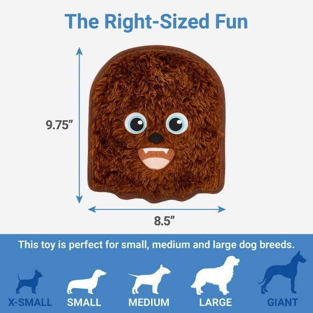 STAR WARS CHEWBACCA Flat Plush Squeaky Dog Toy 2 STAR WARS CHEWBACCA Flat Plush Squeaky Dog Toy - Image 2