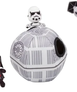 STAR WARS DEATH STAR Hide & Seek Puzzle Plush Squeaky Dog Toy