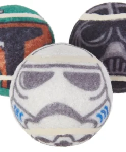 STAR WARS GALACTIC EMPIRE Fetch Squeaky Tennis Ball Dog Toy