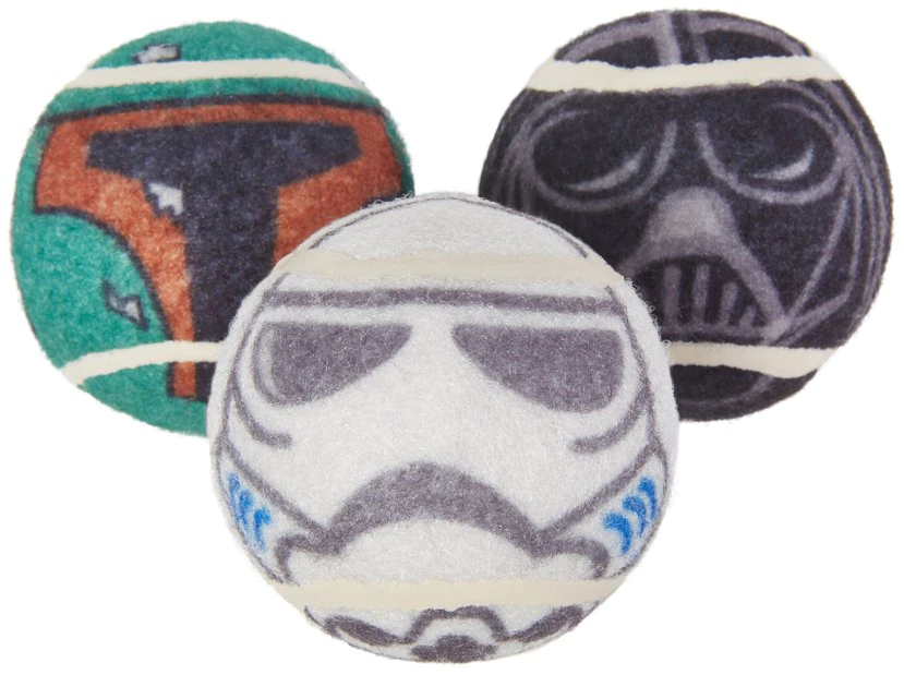 STAR WARS GALACTIC EMPIRE Fetch Squeaky Tennis Ball Dog Toy 1 STAR WARS GALACTIC EMPIRE Fetch Squeaky Tennis Ball Dog Toy