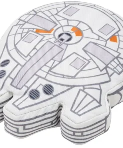 STAR WARS MILLENNIUM FALCON Ballistic Nylon Plush Squeaky Dog Toy