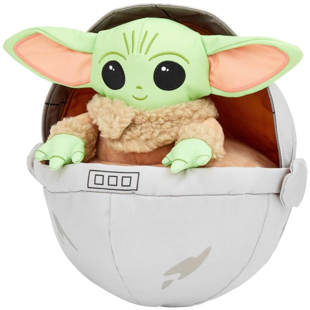 STAR WARS THE MANDALORIAN GROGU Ballistic Nylon Plush Squeaky Dog Toy 1 STAR WARS THE MANDALORIAN GROGU Ballistic Nylon Plush Squeaky Dog Toy