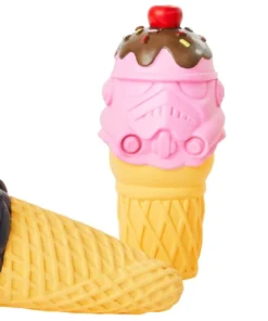 STAR WARS GALACTIC EMPIRE Ice Cream Cones Latex Squeaky Dog Toy, 3 count