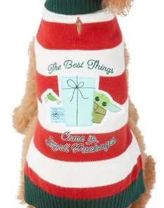 STAR WARS THE MANDALORIAN GROGU "The Best Things" Dog & Cat Sweater