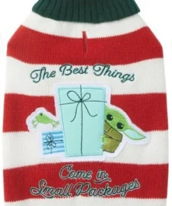 STAR WARS THE MANDALORIAN GROGU "The Best Things" Dog & Cat Sweater 8 STAR WARS THE MANDALORIAN GROGU "The Best Things" Dog & Cat Sweater -STAR WARS Shop 270586 PT4. SY630 V1631659682