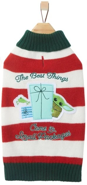 STAR WARS THE MANDALORIAN GROGU "The Best Things" Dog & Cat Sweater 3 STAR WARS THE MANDALORIAN GROGU "The Best Things" Dog & Cat Sweater - Image 3