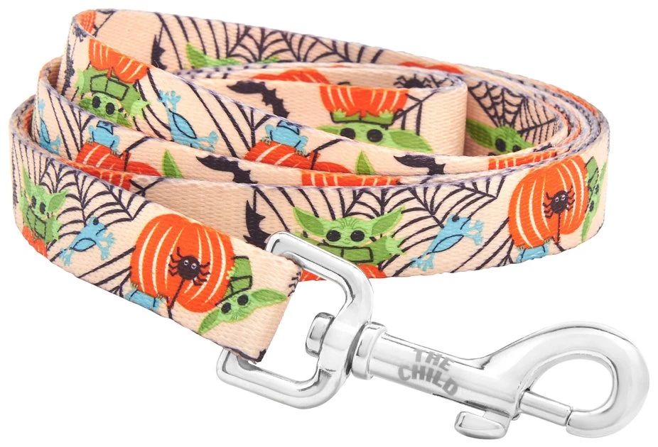 STAR WARS THE MANDALORIAN GROGU Pumpkin Dog Leash 1 STAR WARS THE MANDALORIAN GROGU Pumpkin Dog Leash