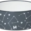 STAR WARS Navy Constellations No-Skid Ceramic Dog & Cat Bowl