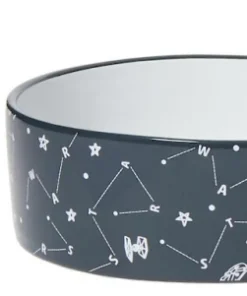 STAR WARS Navy Constellations No-Skid Ceramic Dog & Cat Bowl -STAR WARS Shop 280643 PT5. SY630 V1628535080
