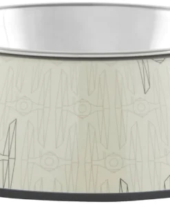 STAR WARS TIE FIGHTER Non-Skid Stainless Steel with Melamine Stand Dog & Cat Bowl