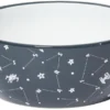 STAR WARS Navy Constellations No-Skid Ceramic Cat Bowl