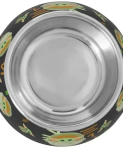 STAR WARS THE MANDALORIAN GROGU AUREBESH Non-Skid Stainless Steel with Melamine Stand Dog Bowl 9 STAR WARS THE MANDALORIAN GROGU AUREBESH Non-Skid Stainless Steel with Melamine Stand Dog Bowl -STAR WARS Shop 291433 PT4. SY630 V1633978766