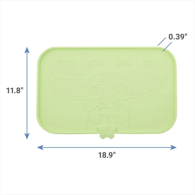 STAR WARS THE MANDALORIAN GROGU Snack Silicone Dog & Cat Food Mat 2 STAR WARS THE MANDALORIAN GROGU Snack Silicone Dog & Cat Food Mat - Image 2