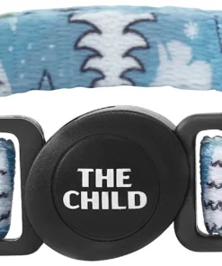 STAR WARS THE MANDALORIAN GROGU Snowman Cat Collar, 8 - 12 inches, Width: 5/8-in