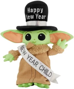 STAR WARS New Year's Eve THE MANDALORIAN GROGU Ballistic Nylon Plush Squeaky Dog Toy