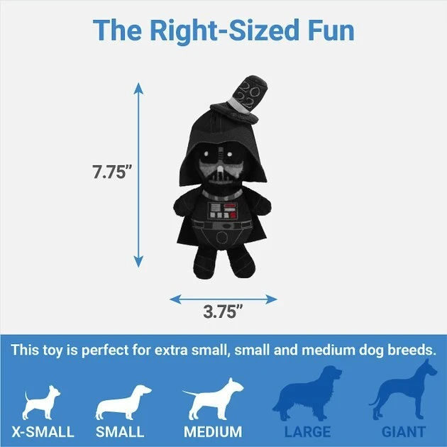 STAR WARS New Year's Eve STORMTROOPER Plush Squeaky Dog Toy, 3 count 2 STAR WARS New Year's Eve STORMTROOPER Plush Squeaky Dog Toy, 3 count - Image 2