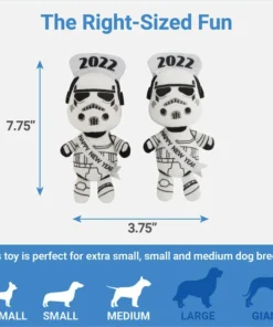 STAR WARS New Year's Eve STORMTROOPER Plush Squeaky Dog Toy, 3 count 5 STAR WARS New Year's Eve STORMTROOPER Plush Squeaky Dog Toy, 3 count -STAR WARS Shop 298981 PT2. SY630 V1642088293