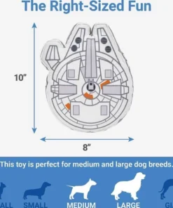 STAR WARS BB-8 Ballistic Nylon Plush Squeaky Toy + MILLENNIUM FALCON Ballistic Nylon Plush Squeaky Dog Toy 12 STAR WARS BB-8 Ballistic Nylon Plush Squeaky Toy + MILLENNIUM FALCON Ballistic Nylon Plush Squeaky Dog Toy -STAR WARS Shop 302554 PT5. SY630 V1623067658