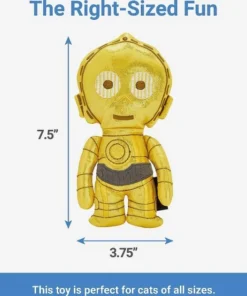 STAR WARS C-3PO Plush Kicker + STORMTROOPER Plush Mice Cat Toy with Catnip -STAR WARS Shop 302556 PT2. SY630 V1623052056