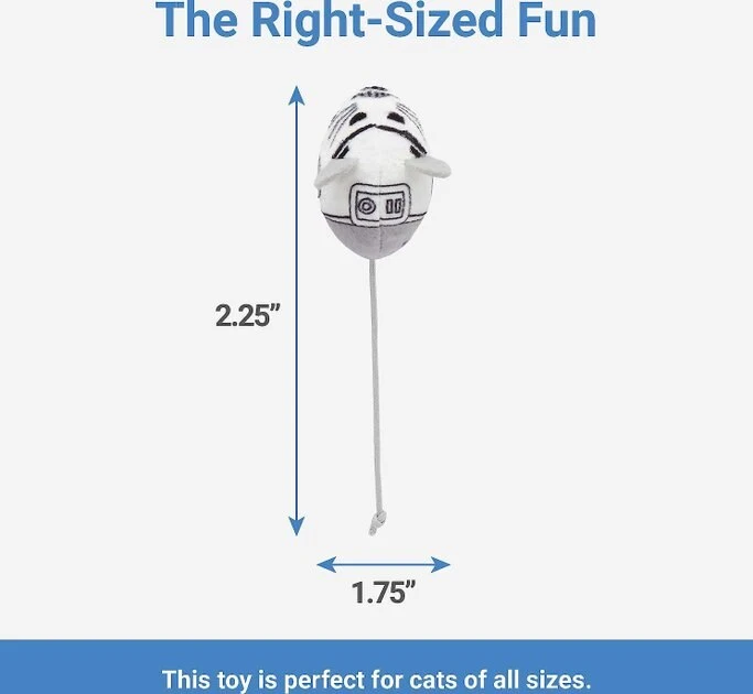 STAR WARS STORMTROOPER Plush Mice + MILLENNIUM FALCON Teaser Cat Toy with Catnip 3 STAR WARS STORMTROOPER Plush Mice + MILLENNIUM FALCON Teaser Cat Toy with Catnip - Image 3