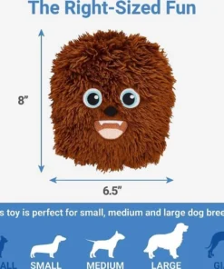 STAR WARS THE MANDALORIAN GROGU + CHEWBACCA Round Plush Squeaky Dog Toy -STAR WARS Shop 302560 PT5. SY630 V1623073660