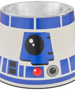 STAR WARS R2-D2 Elevated Melamine Stainless Steel Dog & Cat Bowl
