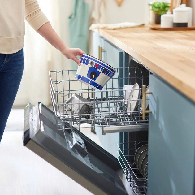 STAR WARS R2-D2 Elevated Melamine Stainless Steel Dog & Cat Bowl 6 STAR WARS R2-D2 Elevated Melamine Stainless Steel Dog & Cat Bowl - Image 6
