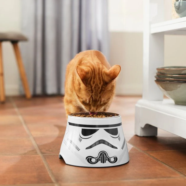 STAR WARS STORMTROOPER Melamine Elevated Stainless Steel Dog & Cat Bowl 4 STAR WARS STORMTROOPER Melamine Elevated Stainless Steel Dog & Cat Bowl - Image 4