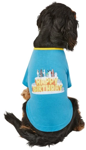 STAR WARS Happy Birthday Dog & Cat T-shirt 1 STAR WARS Happy Birthday Dog & Cat T-shirt