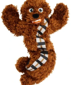 STAR WARS CHEWBACCA Bungee Plush Squeaky Dog Toy
