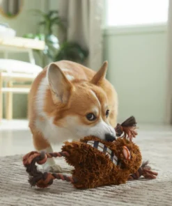 STAR WARS CHEWBACCA Plush with Rope Squeaky Dog Toy 5 STAR WARS CHEWBACCA Plush with Rope Squeaky Dog Toy -STAR WARS Shop 316372 PT3. SY630 V1645205840