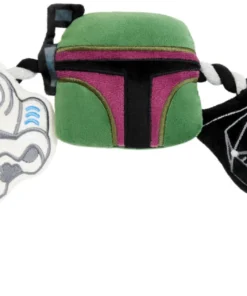STAR WARS STORMTROOPER, BOBA FETT & DARTH VADER Plush with Rope Squeaky Dog Toy
