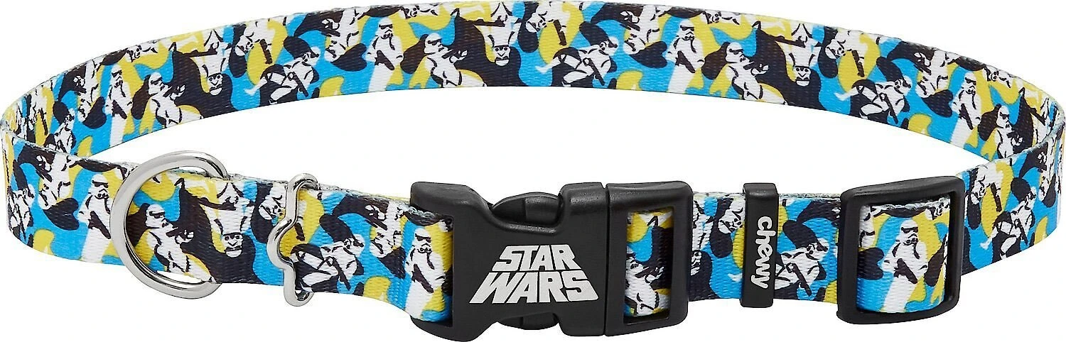 STAR WARS STORMTROOPER Collar, MD - Neck: 14 - 20-in, Width: 3/4-in + Dog Leash, MD - Length: 6-ft, Width: 3/4-in 2 STAR WARS STORMTROOPER Collar, MD - Neck: 14 - 20-in, Width: 3/4-in + Dog Leash, MD - Length: 6-ft, Width: 3/4-in - Image 2