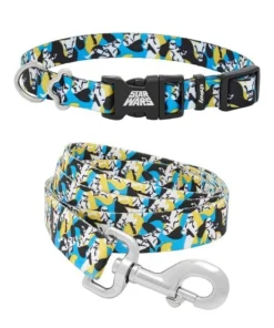 STAR WARS STORMTROOPER Collar, SM - Neck: 10 - 14-in, Width: 5/8-in + Dog Leash, SM - Length: 6-ft, Width: 5/8-in