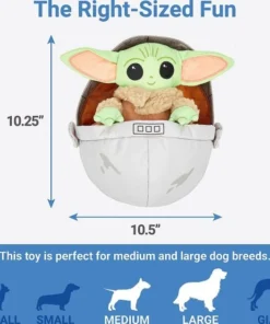 STAR WARS THE MANDALORIAN GROGU Ballistic Nylon Plush Squeaky Dog Toy + Cat Toy with Catnip 9 STAR WARS THE MANDALORIAN GROGU Ballistic Nylon Plush Squeaky Dog Toy + Cat Toy with Catnip -STAR WARS Shop 319596 PT2. SY630 V1630624274