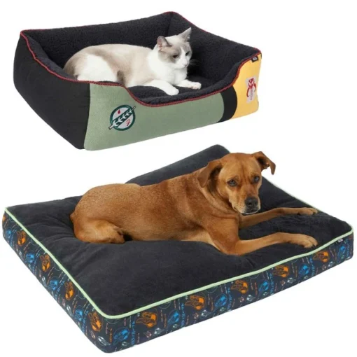 STAR WARS BOBA FETT Bolster, Large + THE MANDALORIAN GROGU Pillow Cat & Dog Bed, X-Large -STAR WARS Shop 370392 MAIN. SY630 V1645809104