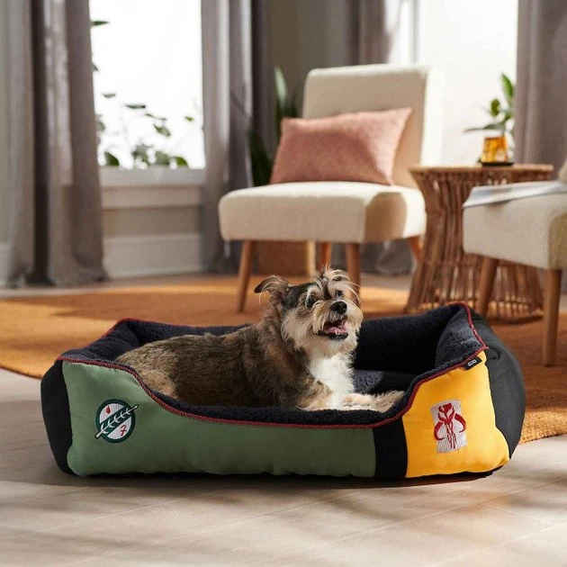 STAR WARS BOBA FETT Bolster, Large + THE MANDALORIAN GROGU Pillow Cat & Dog Bed, X-Large 5 STAR WARS BOBA FETT Bolster, Large + THE MANDALORIAN GROGU Pillow Cat & Dog Bed, X-Large - Image 5