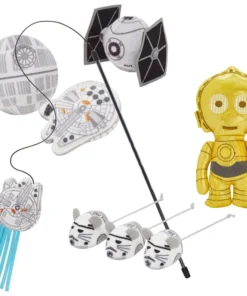 STAR WARS Branded Pack - STAR WARS Galactic Empire Ships Plush Cat Toy with Catnip, 3 count + 3 other items